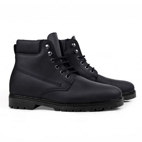 Montana preto Sapatos para crescer