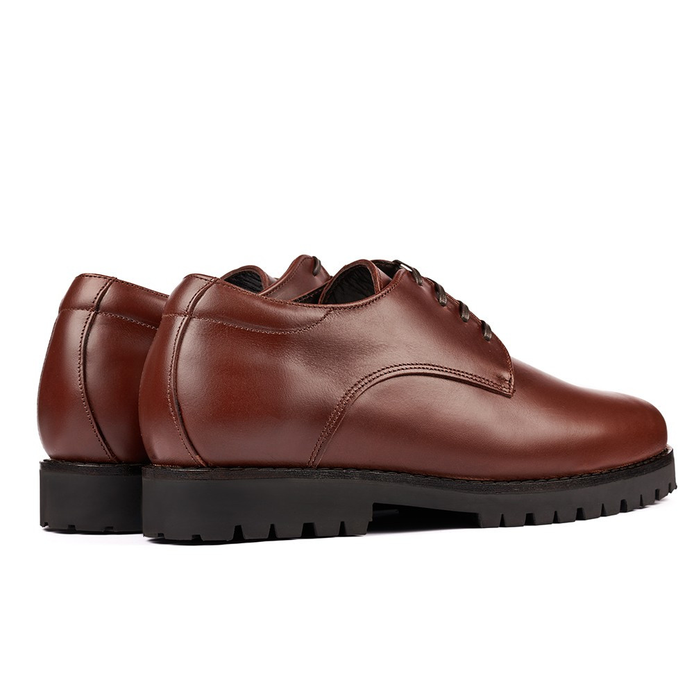 Chaussures en cuirréhaussantes de haute qualité Tormo marron