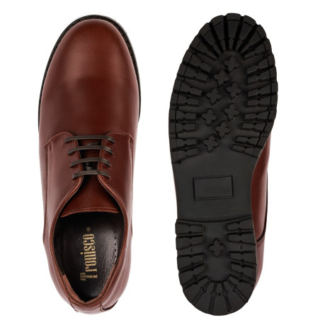 Zapatos con alzas para hombre Tormo Marrón