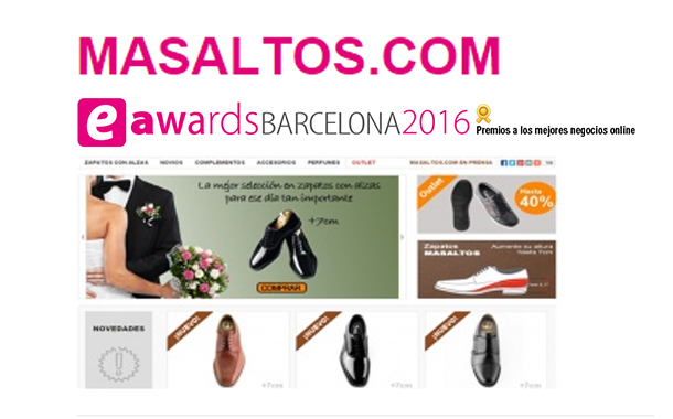 Masaltos.com, elegida finalista para los premios “eAwards Barcelona 2016”